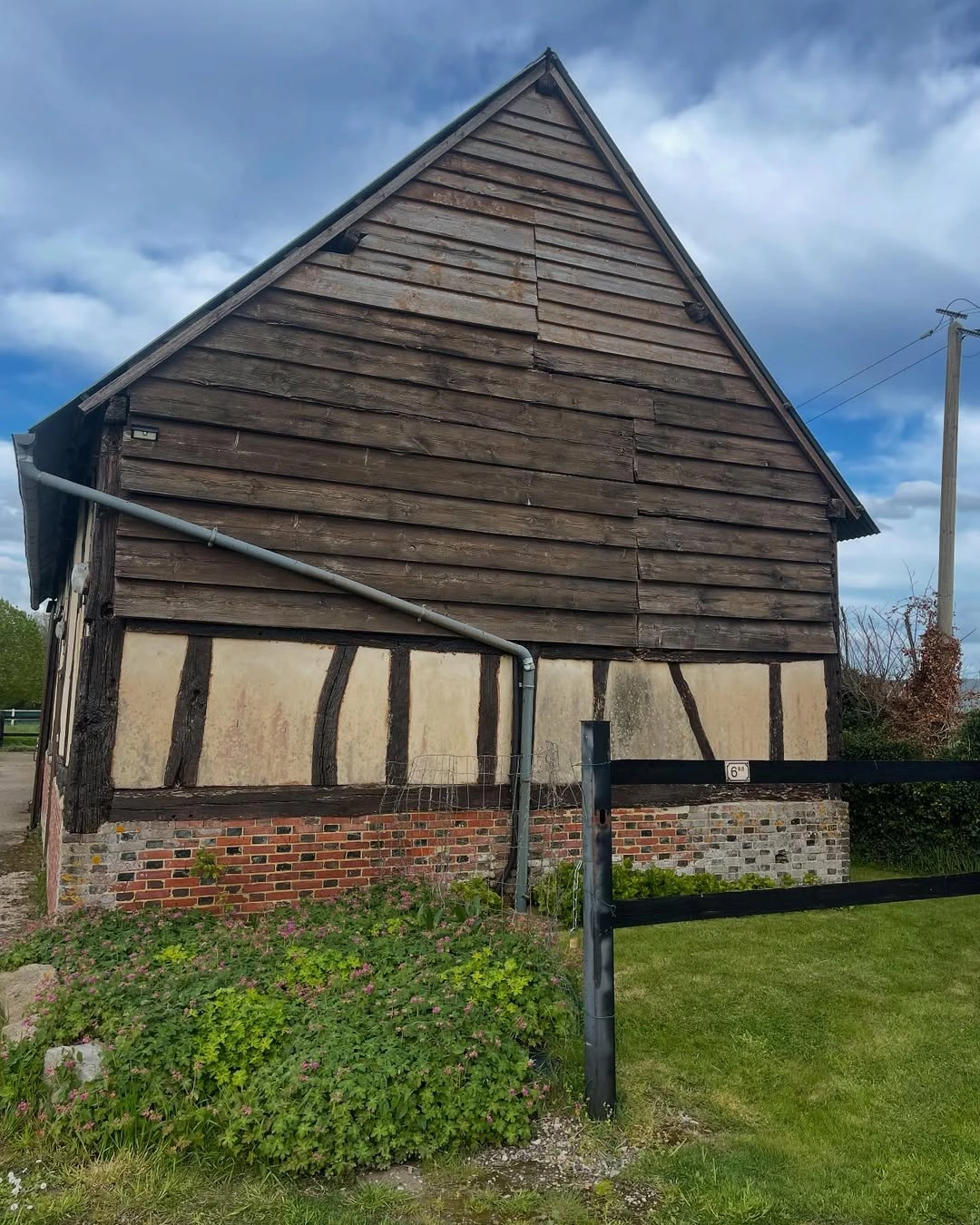 Avant  colombages usés